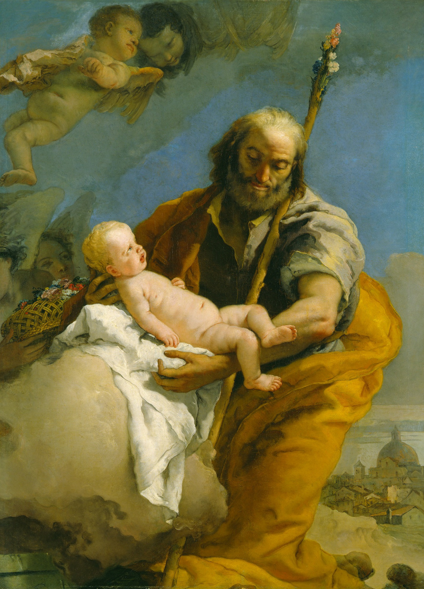 Джованни Баттиста Тьеполо. Святой Иосиф и младенец Христос