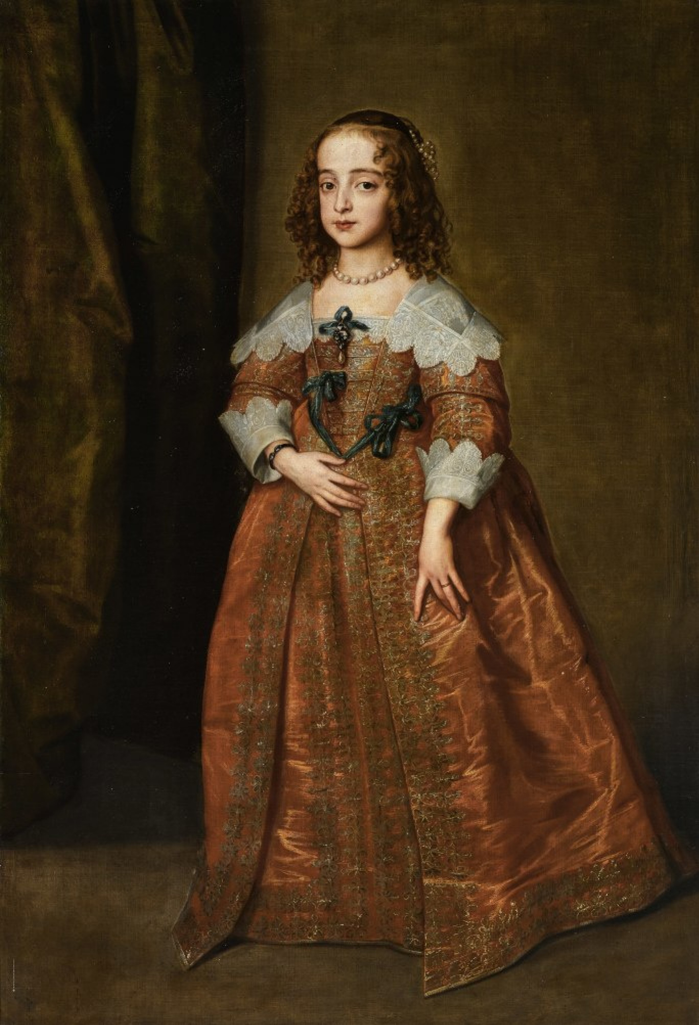 Антонис ван Дейк. Портрет Марии, королевской принцессы и принцессы Оранской