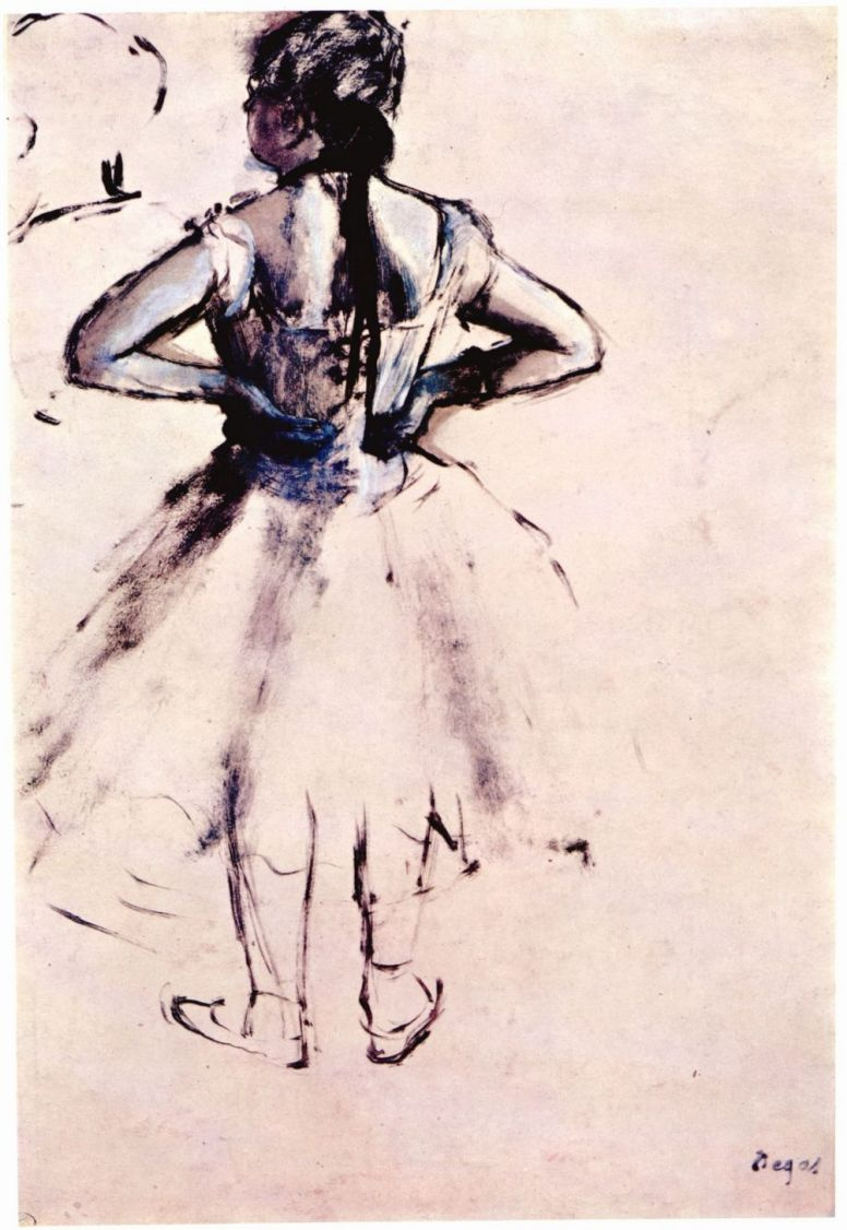 Эдгар Дега. Балерина со спины