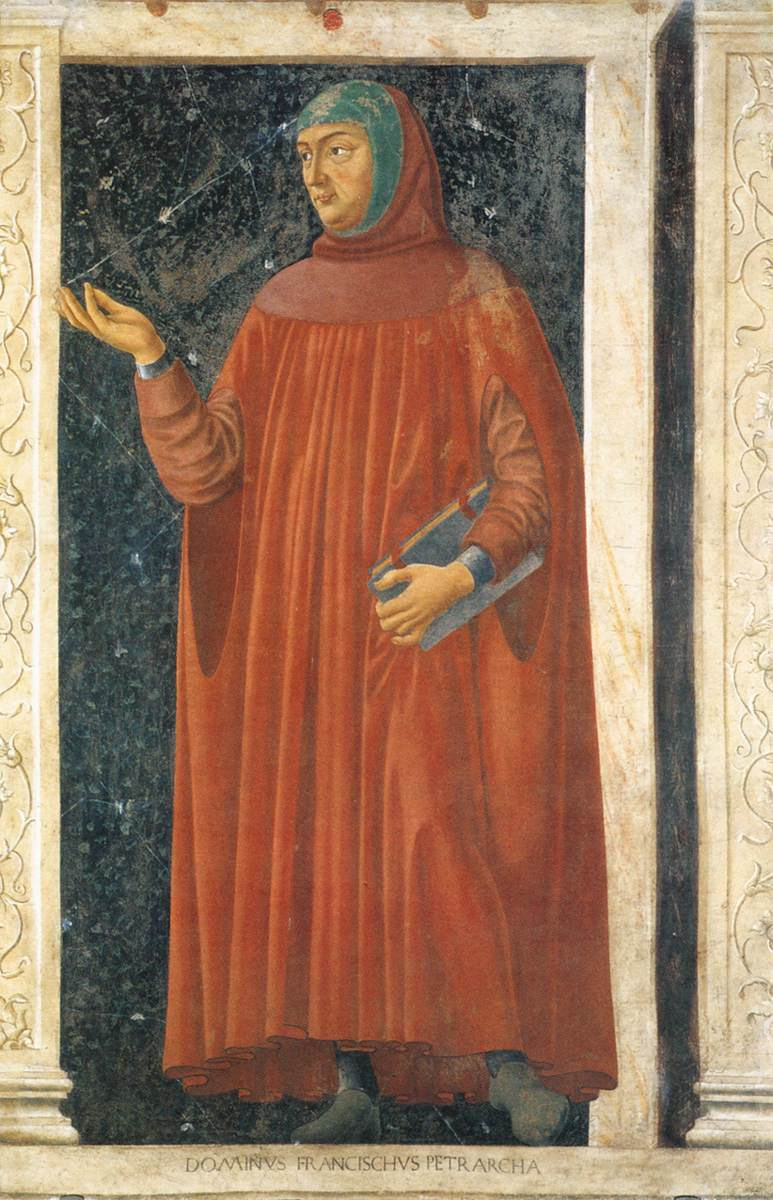 Андреа дель Кастаньо. Знаменитые персоны. Франческо Петрарка