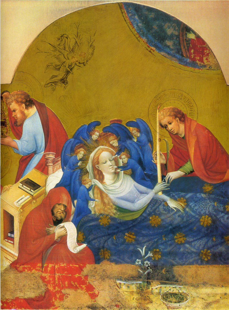 Конрад фон Зост. Алтарь Святой Марии. Фрагмент: Успение Девы Марии