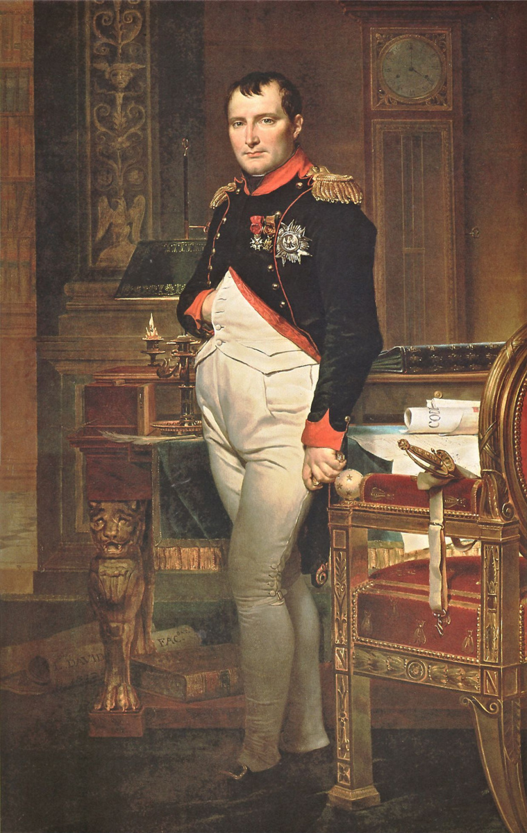 Жак-Луи Давид. Наполеон Бонапарт в рабочем кабинете в Тюильри. Вариант 2