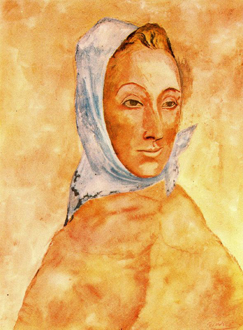 Пабло Пикассо. Портрет Фернанды Оливье в платке