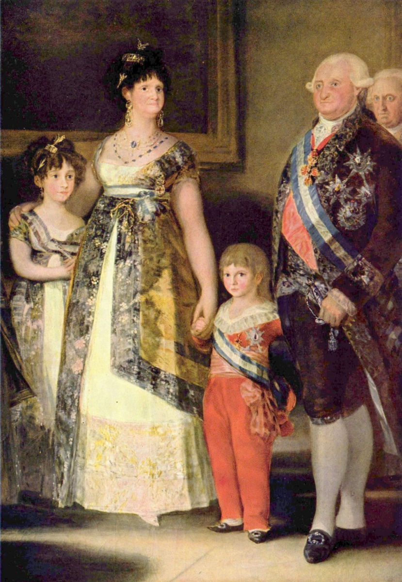 Франсиско Гойя. Семья Карла IV, фрагмент
