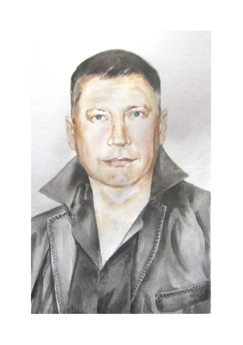 Иван Александрович Долгоруков. Портрет мужчины в кожаном жилете