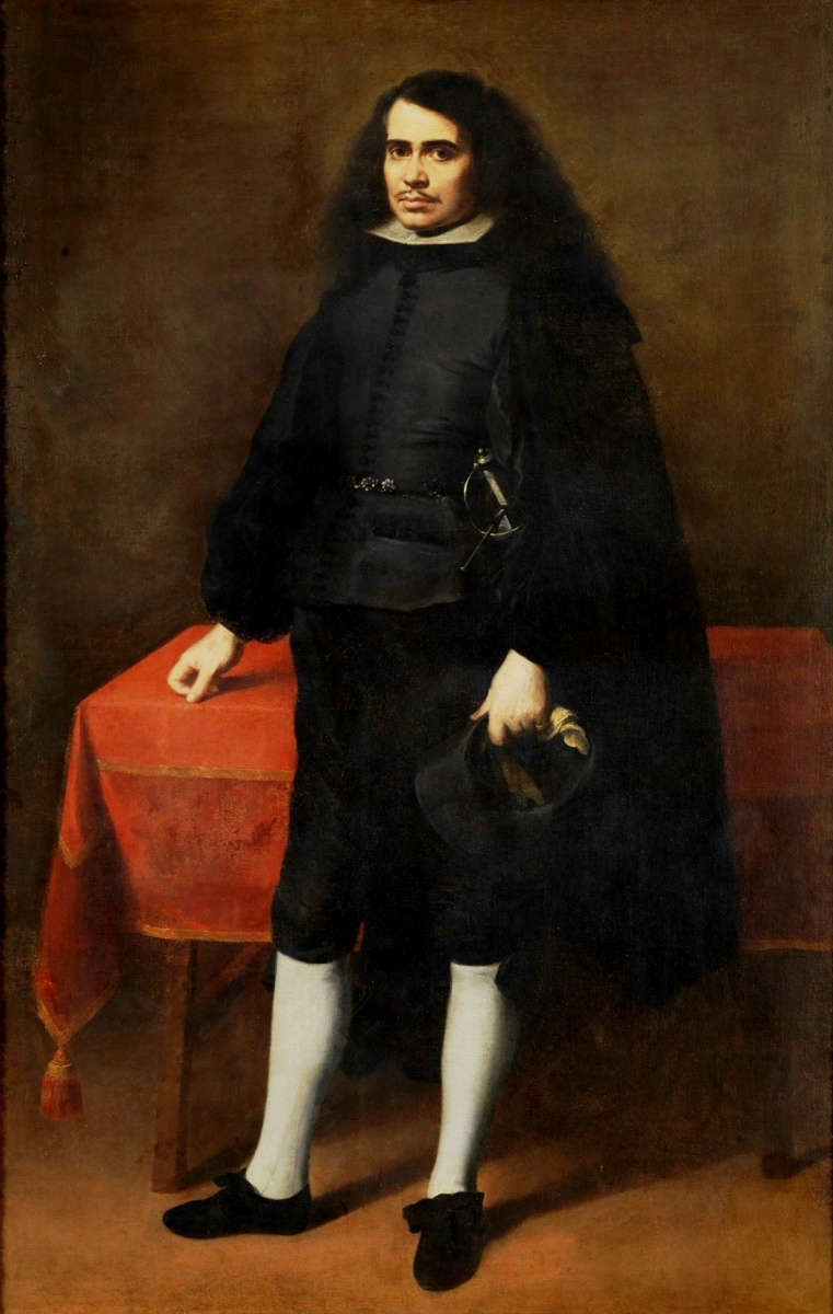 Бартоломе Эстебан Мурильо. Портрет джентльмена у стола