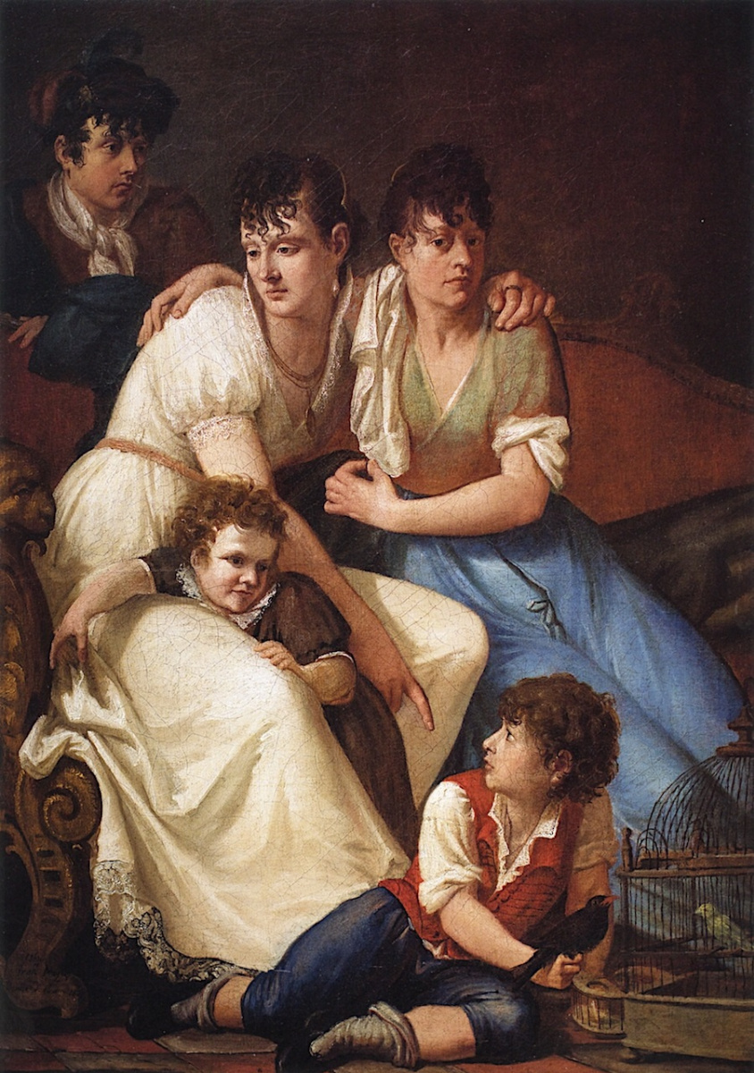 Франческо Айец. Семейный портрет