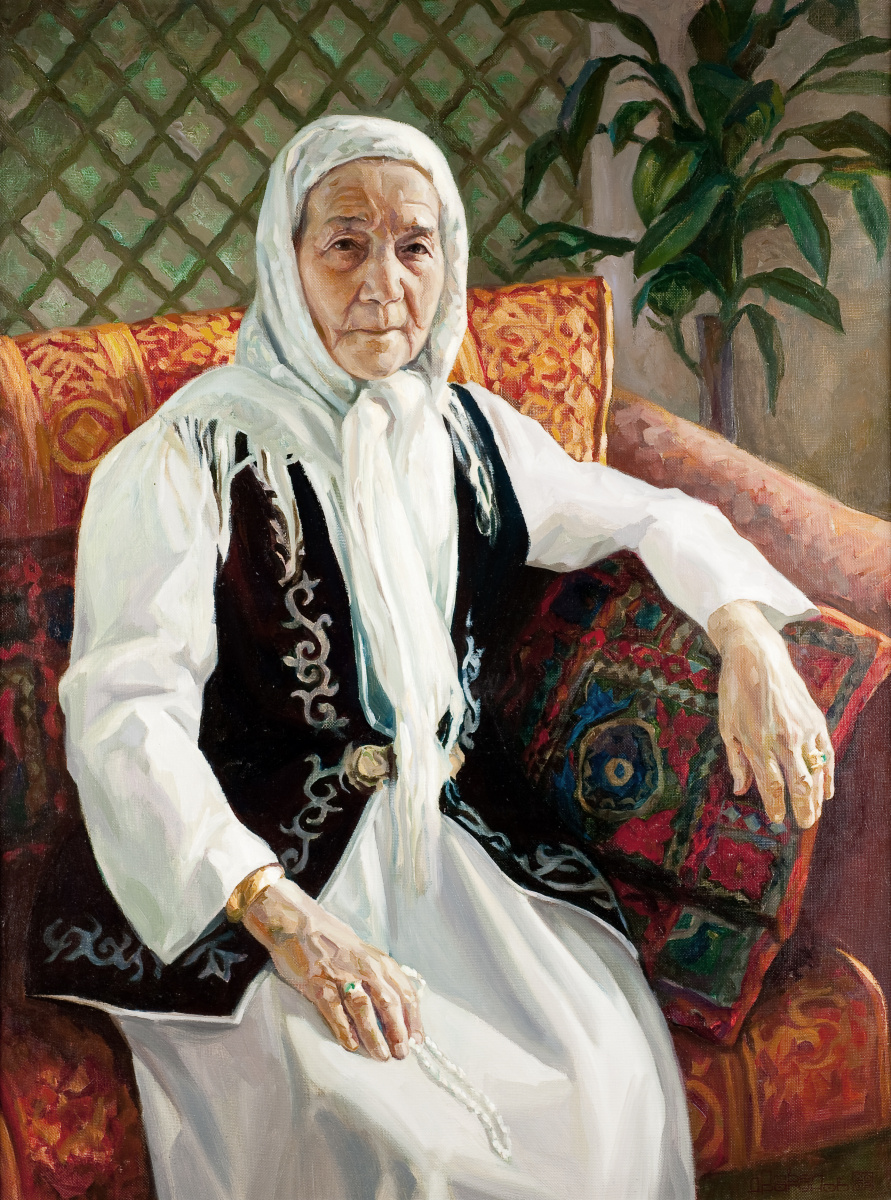 Павел Драгунов. Портрет пожилой женщины
