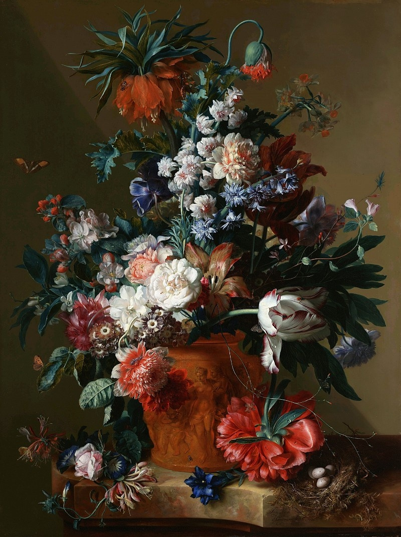 Ян ван Хейсум. Цветы в вазе