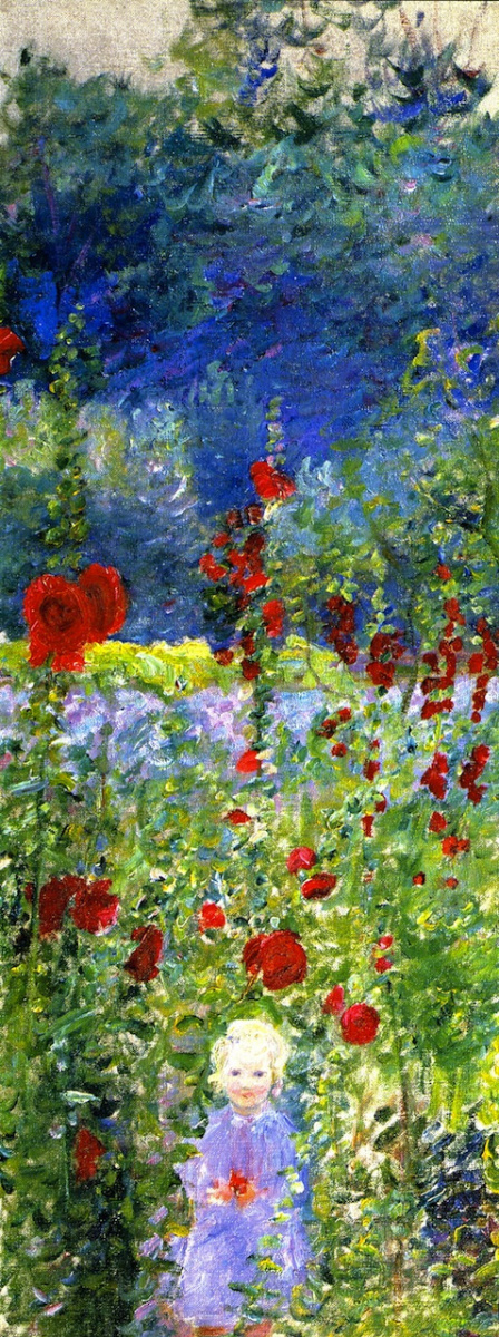 Лила Кэбот Перри. Ребенок в саду. Живерни