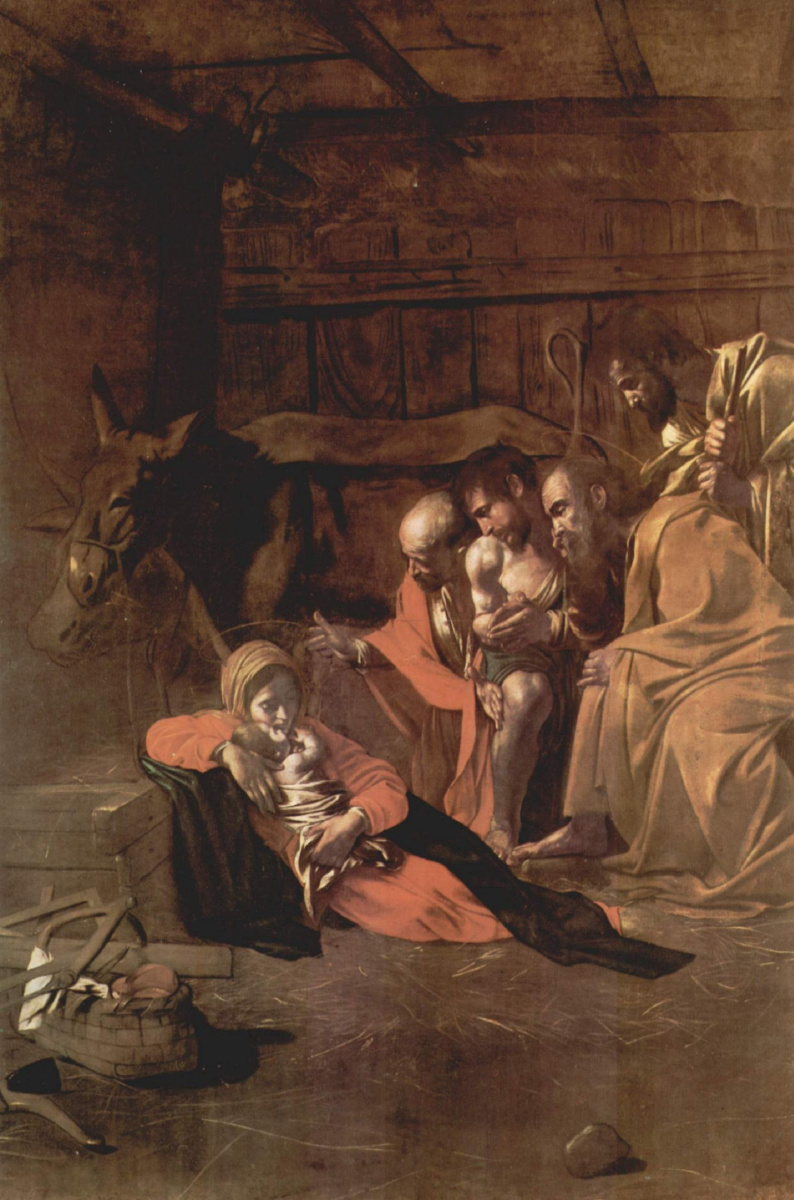 Микеланджело Меризи де Караваджо. Поклонение пастухов