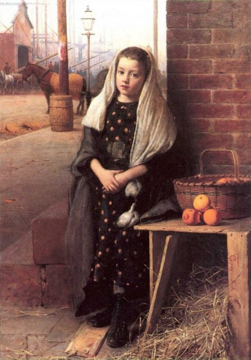 Сеймур Жозеф Ги. Маленькая продавщица апельсинов