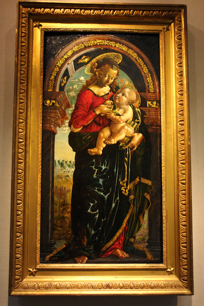 Мадонна с младенцем под аркой (авторство не подтверждено)