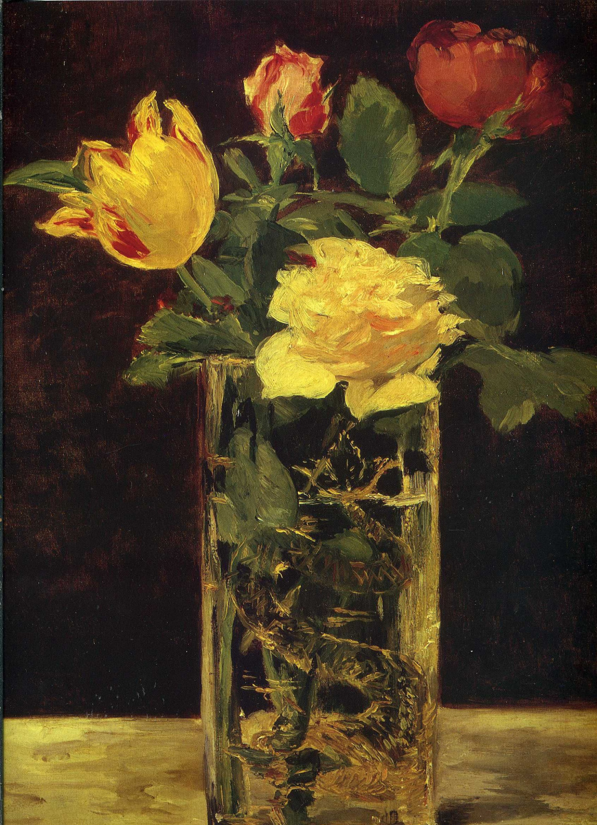 Эдуар Мане. Розы и тюльпаны
