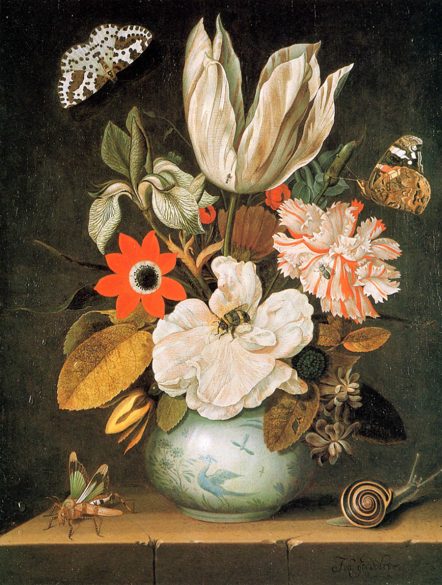 Йоханнес Гоедерт. Натюрморт с цветами