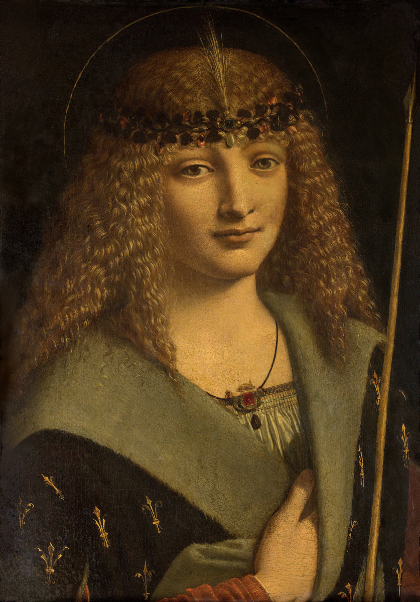 Джованни Антонио Больтраффио. Портрет юноши в образе Святого Себастьяна
