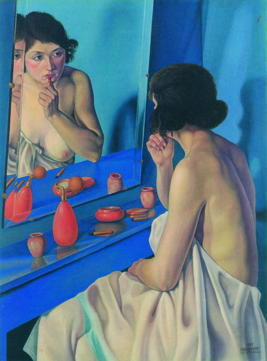 Каньяччо ди Сан Пьетро. Женщина в зеркале (Наталино Бентивольо Скарпа)