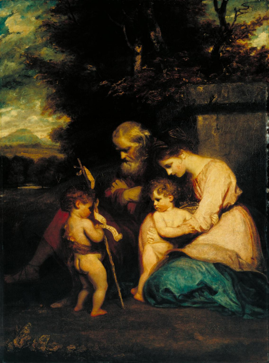 Джошуа Рейнолдс. Святое семейство с младенцем Св. Иоанном