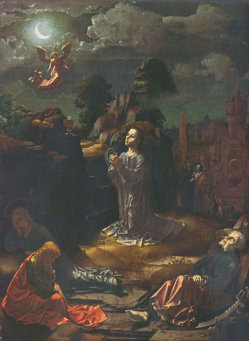 Ян Госсарт. Христос в Гефсиманском саду
