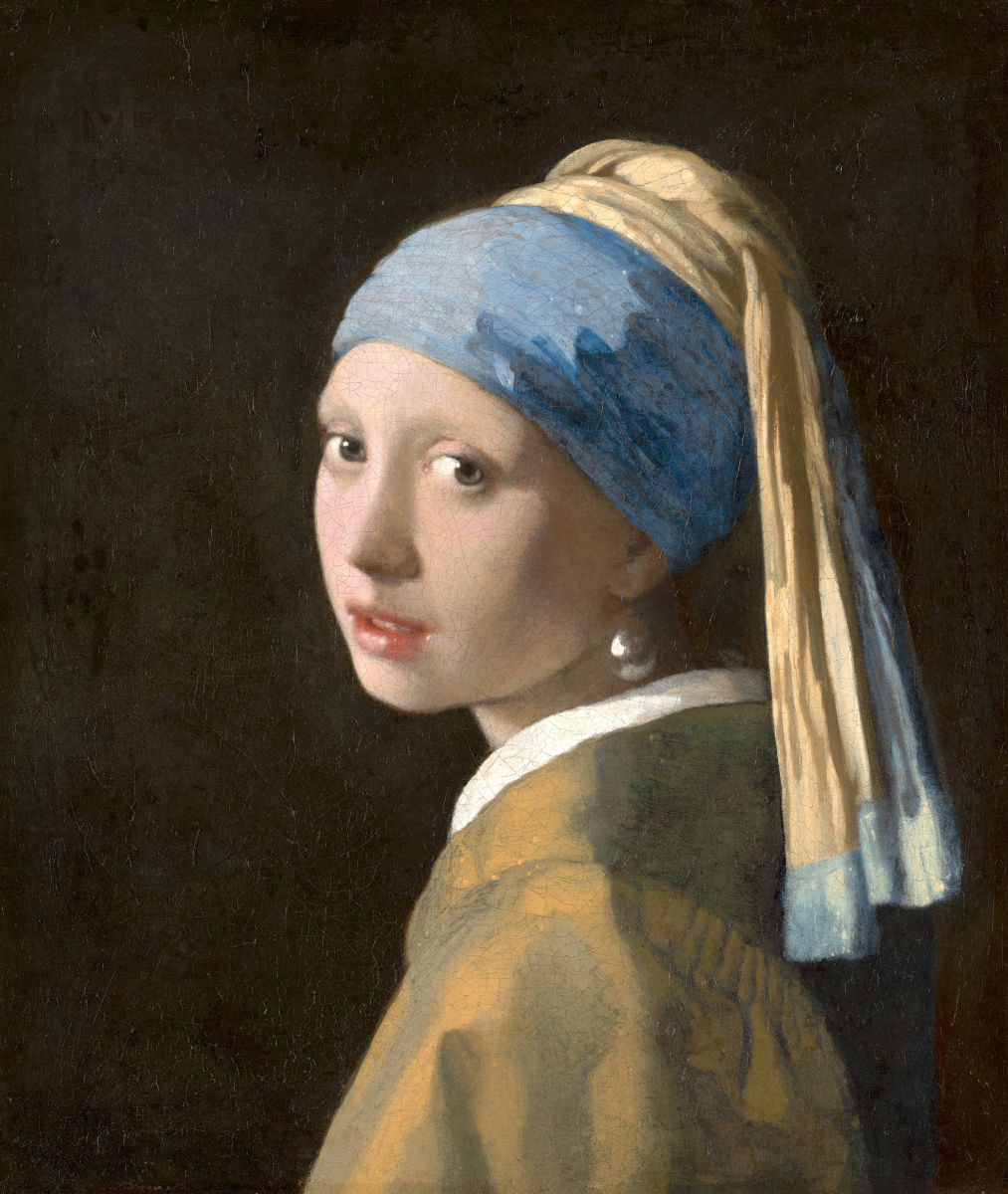 jan vermeer. girl with a pearl earring