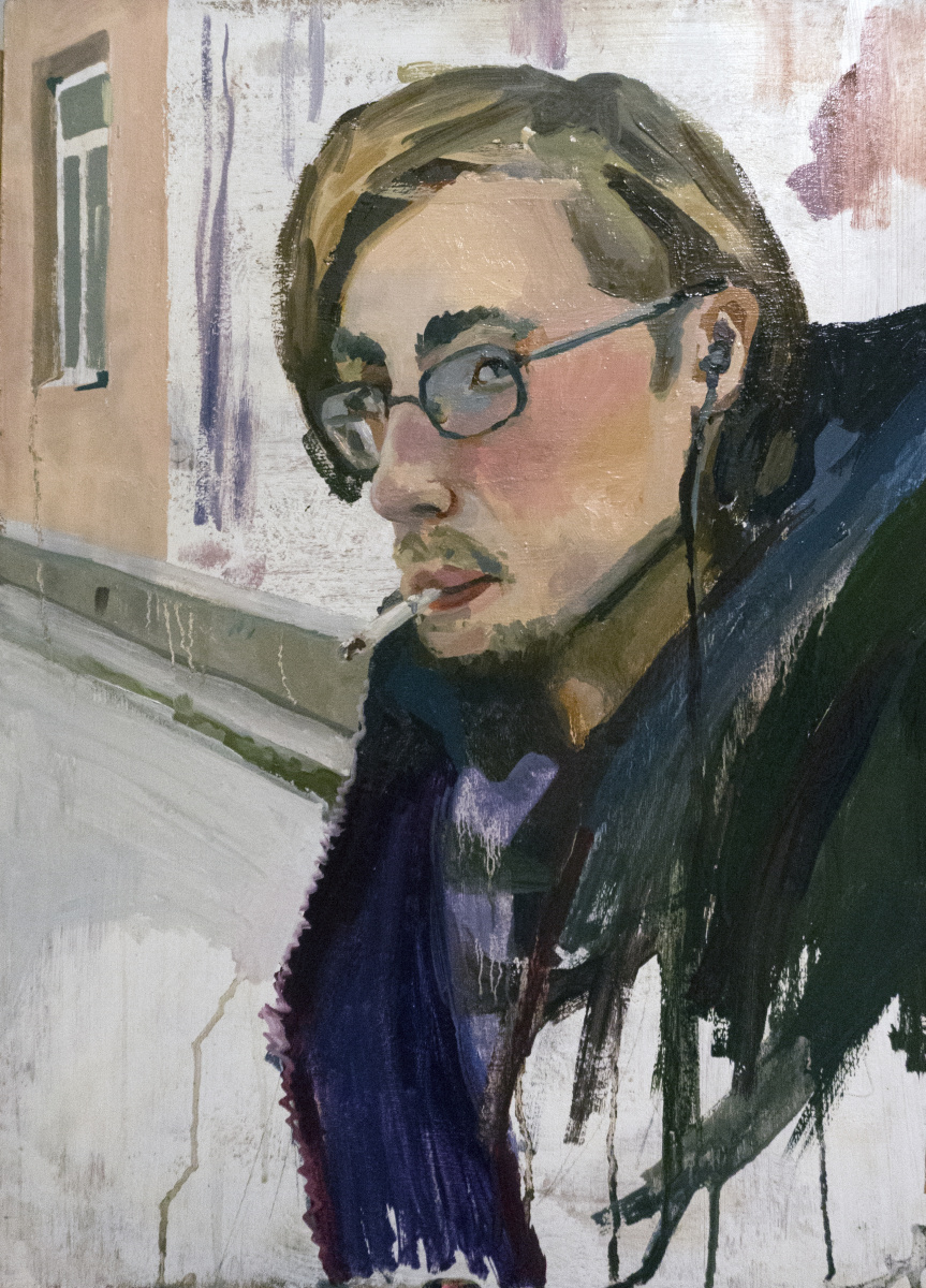 Илья Игоревич Стацура. Портрет однокашника с сигаретой