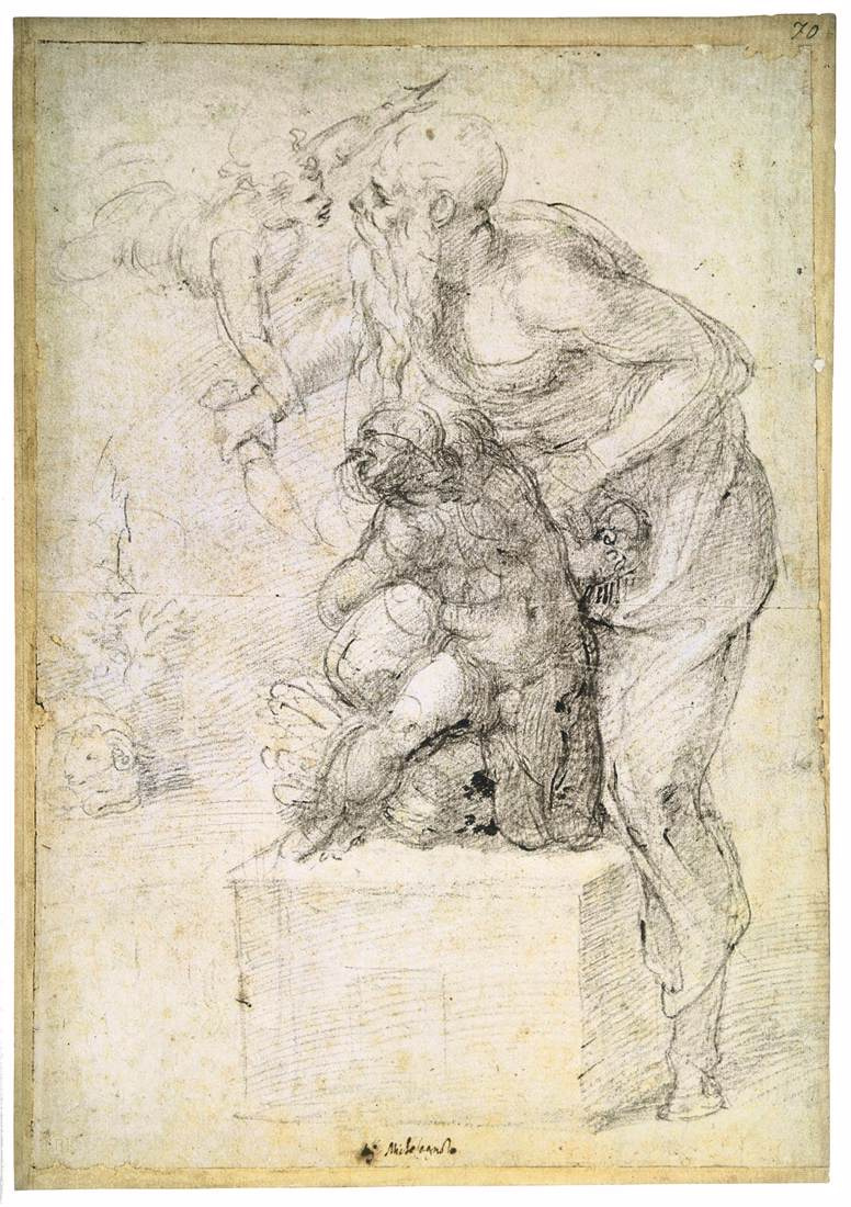 Микеланджело Буонарроти. Жертвоприношение Исаака