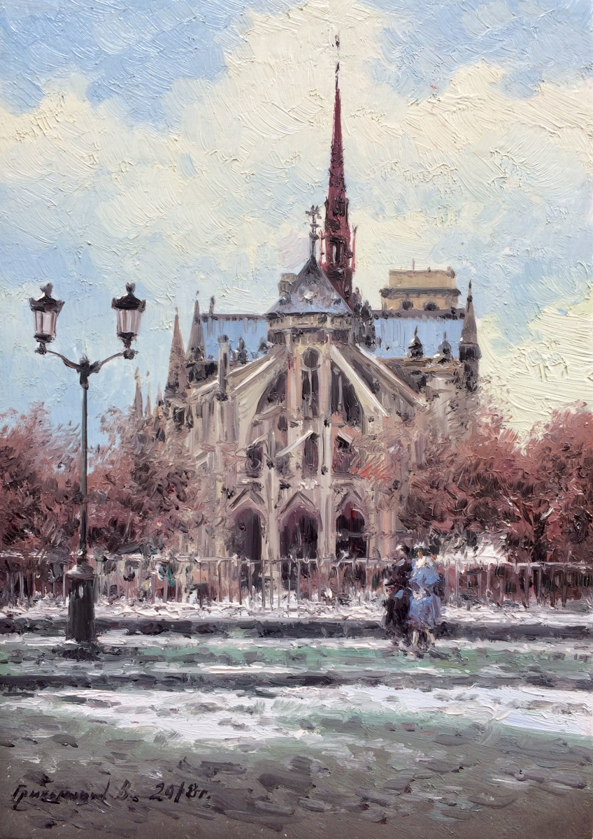 Василий Иванович Грибенников. Notre Dame de Paris