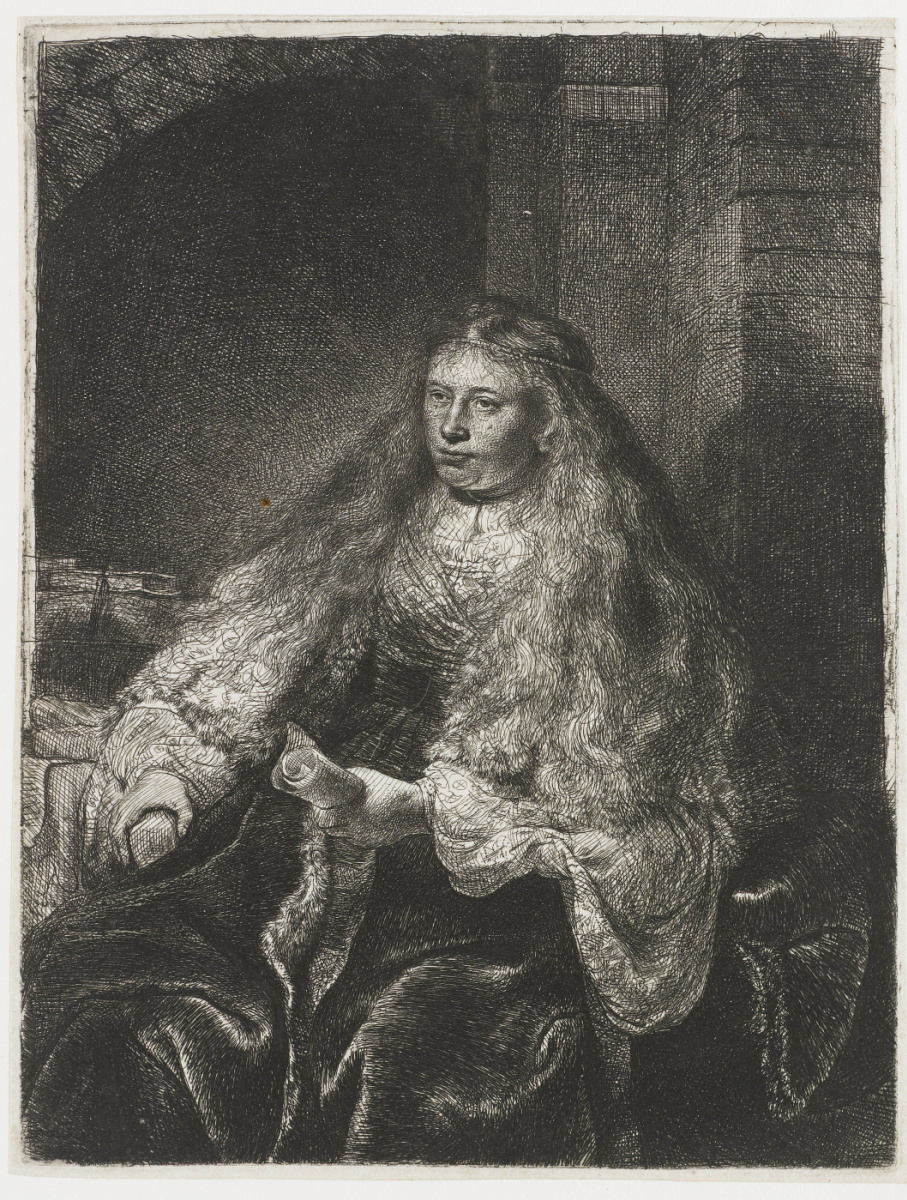 Рембрандт Харменс ван Рейн. Большая еврейская невеста
