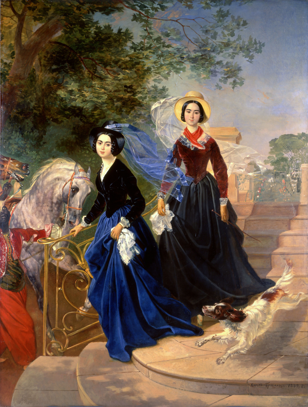 portrait of the sisters a. a. and o. a. shishmarev