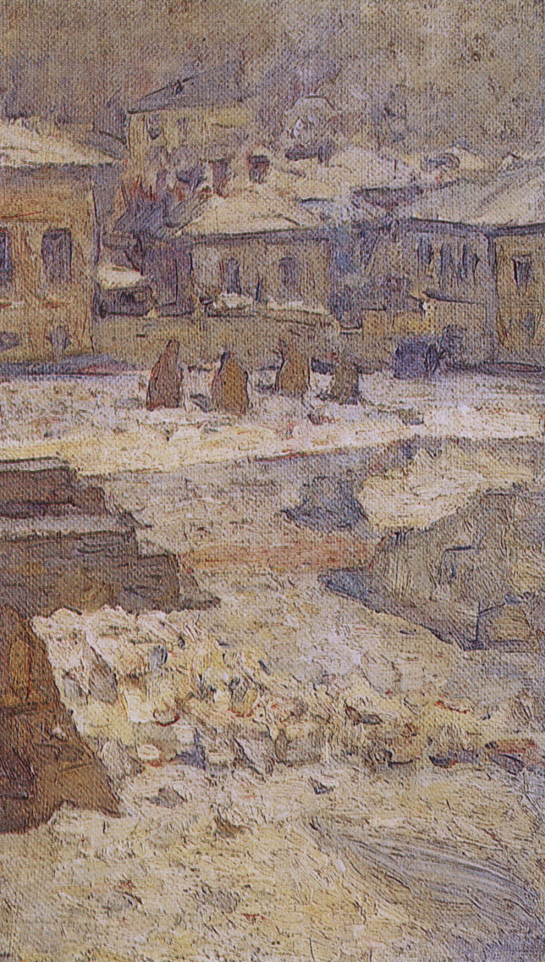 Василий Иванович Суриков. Сквер перед Музеем изящных искусств в Москве