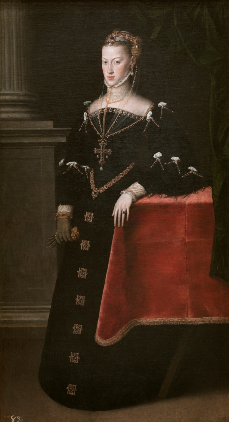 Антонис ван Дасхорст Мор. Императрица Мария Австрийская, жена Максимилиана II