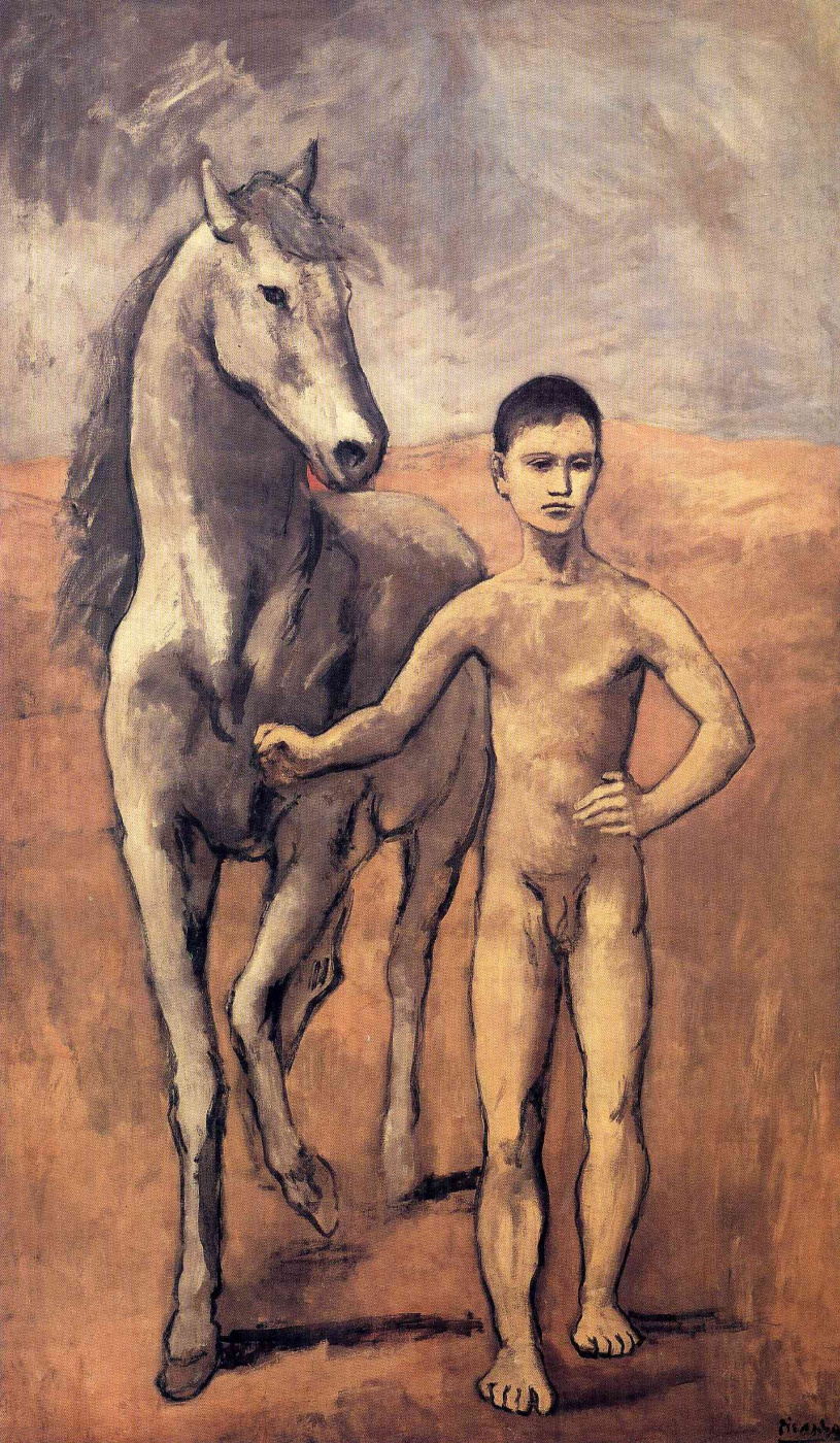 Пабло Пикассо. Мальчик, ведущий коня
