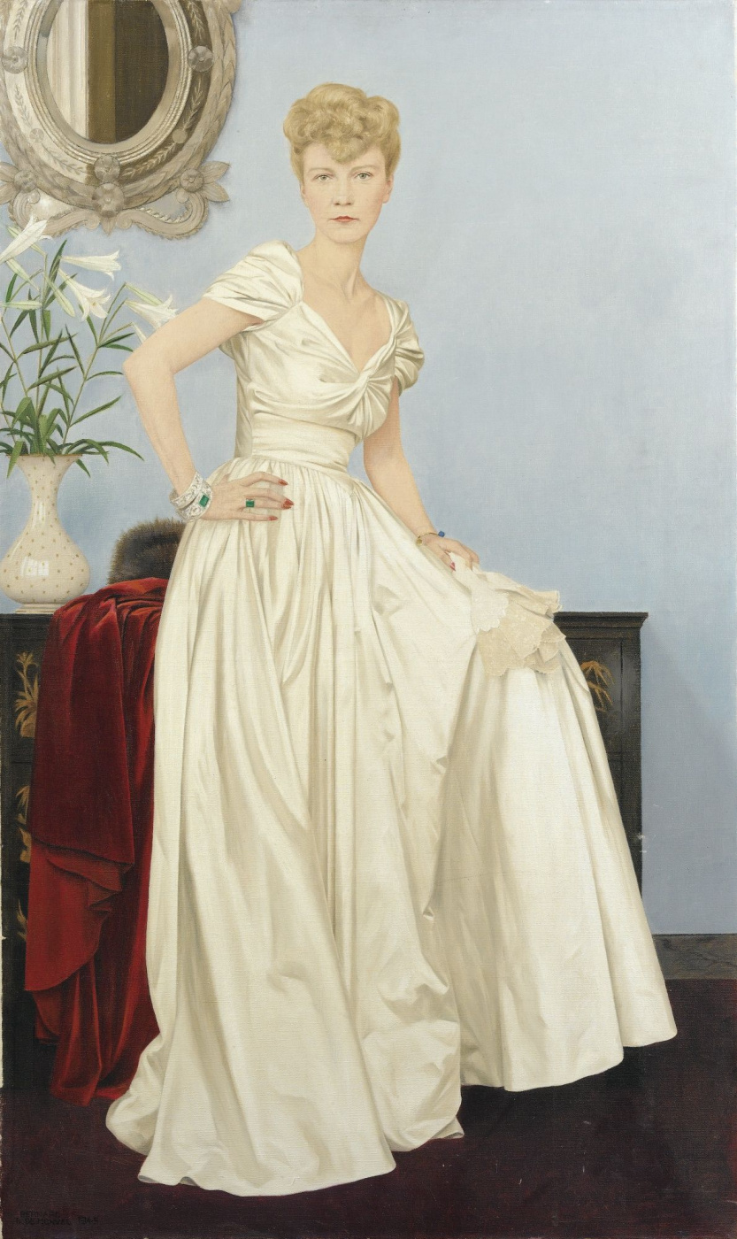 Бернар Буте де Монвель. Герцогиня Бриссак в вечернем платье