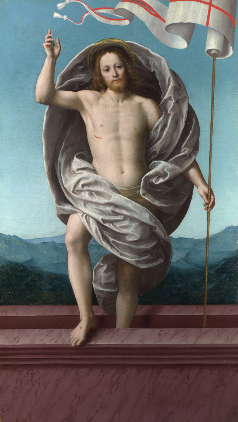 Гауденцио Феррари. Христос, поднимающийся из гробницы