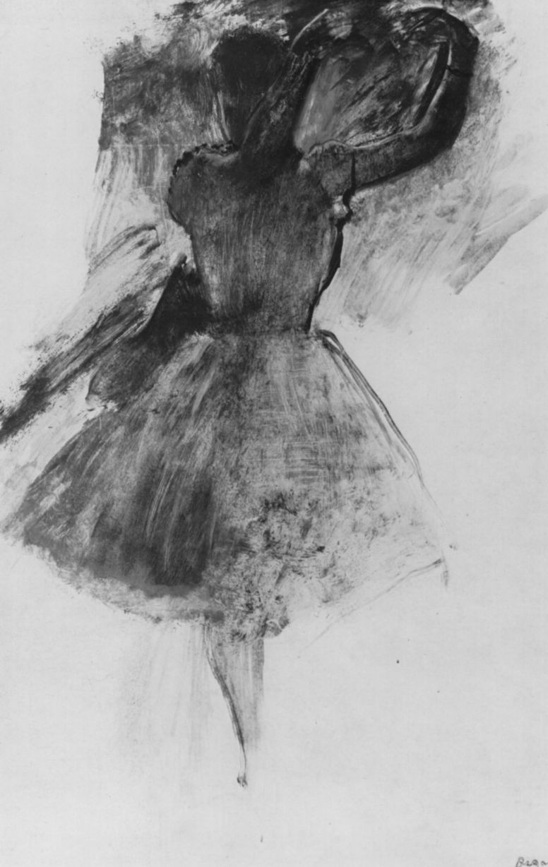 Эдгар Дега. Балерина с поднятыми руками