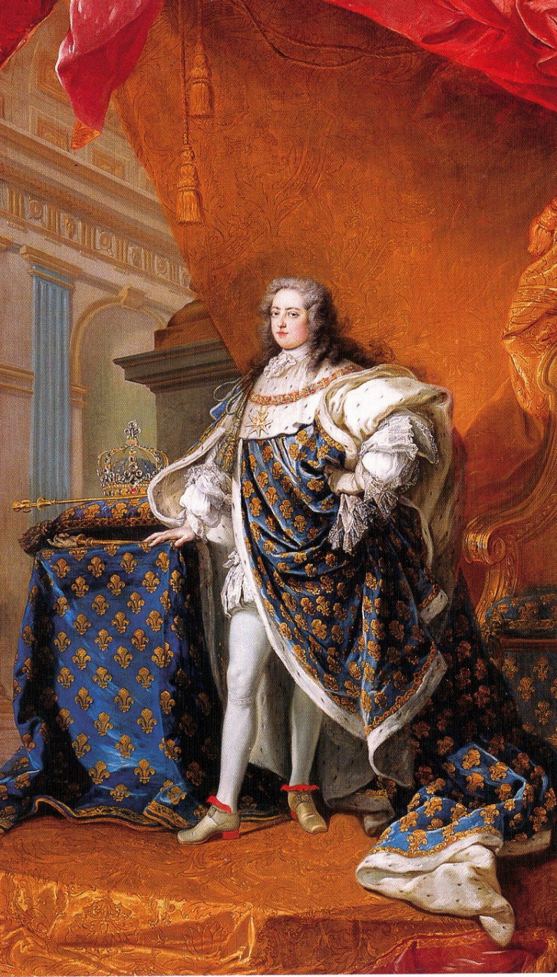 Жан-Батист ван Лоо. Портрет Людовика XV