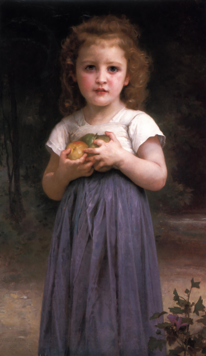 Вильям Адольф Бугро. Девочка с яблоками