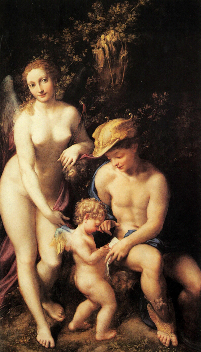 Антонио Корреджо. Венера с Меркурием и Купидон