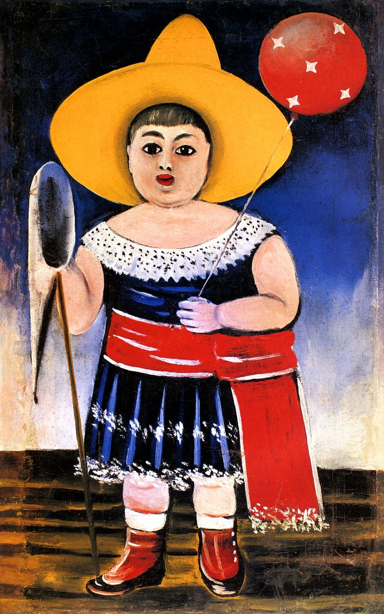 Нико Пиросмани (Пиросманашвили). Девочка с воздушным шаром