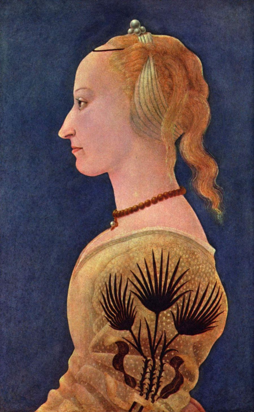 Алессио Бальдовинетти. Портрет дамы в желтом