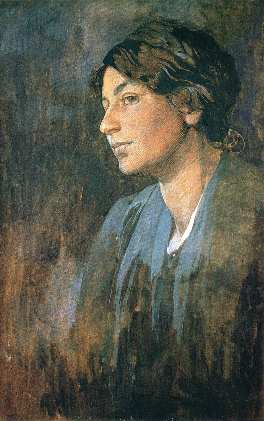 Альфонс Муха. Портрет Марушки, жены художника