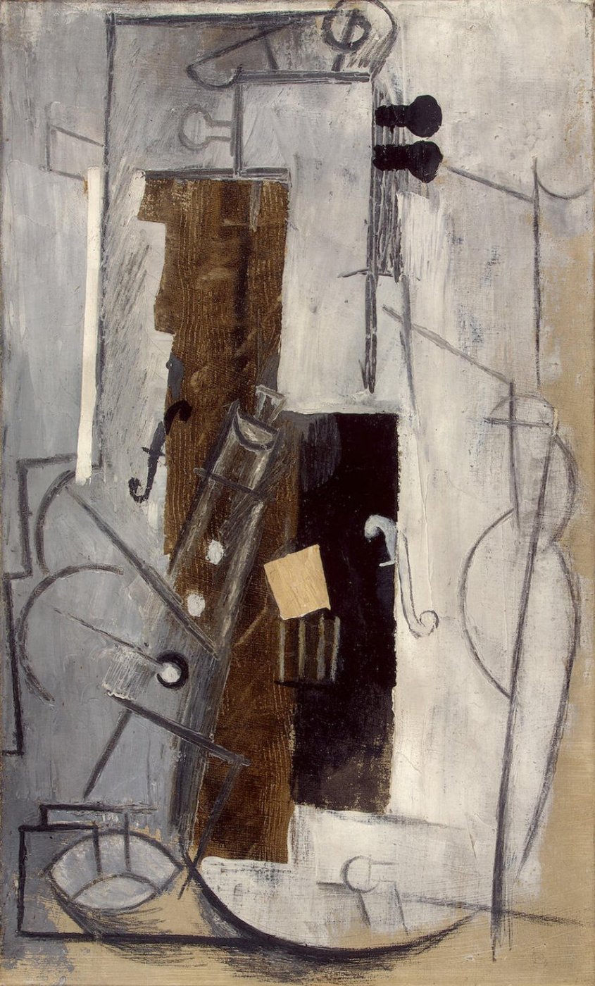 Пабло Пикассо. Кларнет и скрипка