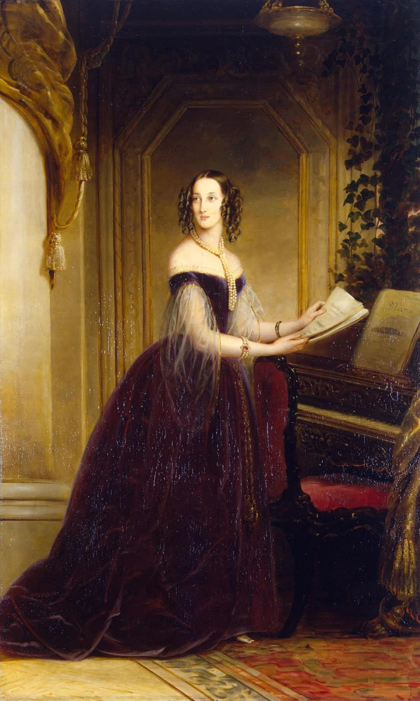 Кристина Робертсон. Портрет великой княжны Марии Николаевны.  1841
