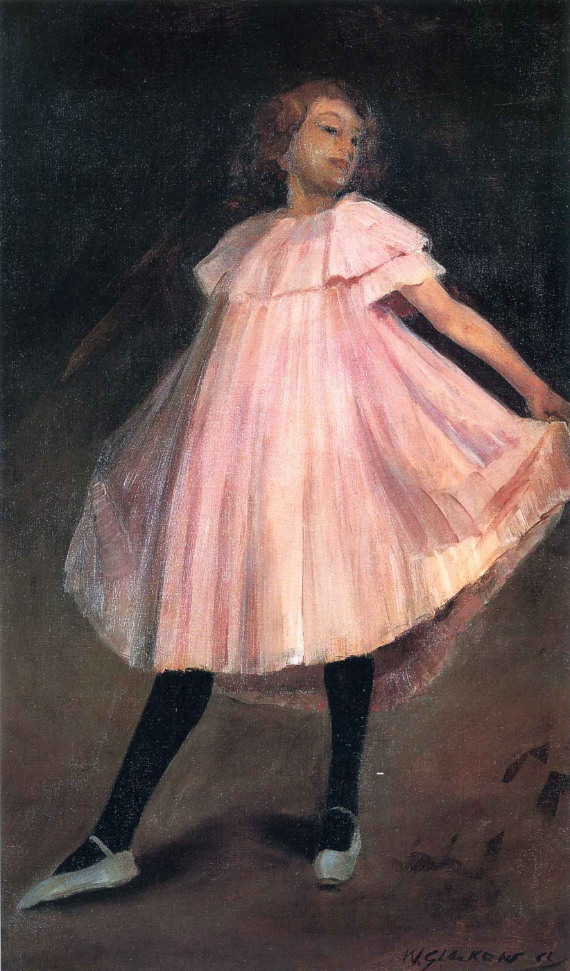Уильям Джеймс Глакенс. Девочка в розовом платье