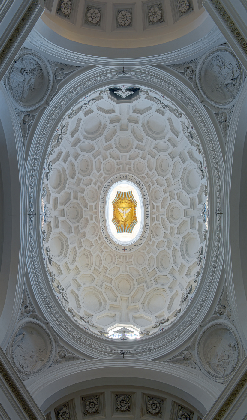Франческо Борромини. Потолок церкви Сан-Карло алле Куатро Фонтане
