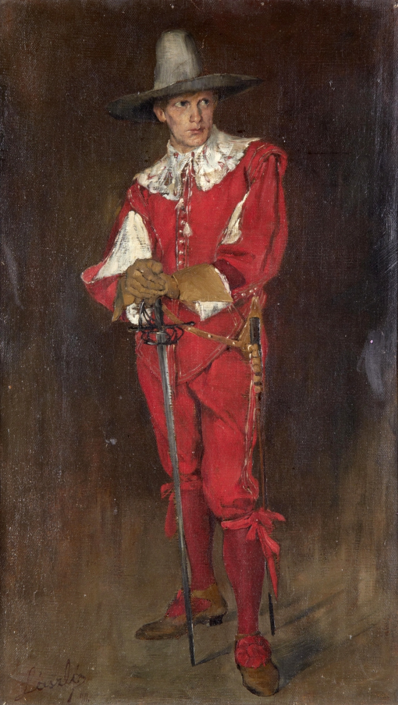 Филип Аликсис Де Ласло. Кавалер в красном. 1890