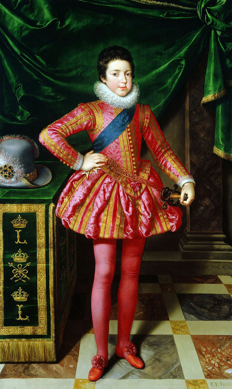 Франс Пурбус Младший. Портрет Людовика XIII