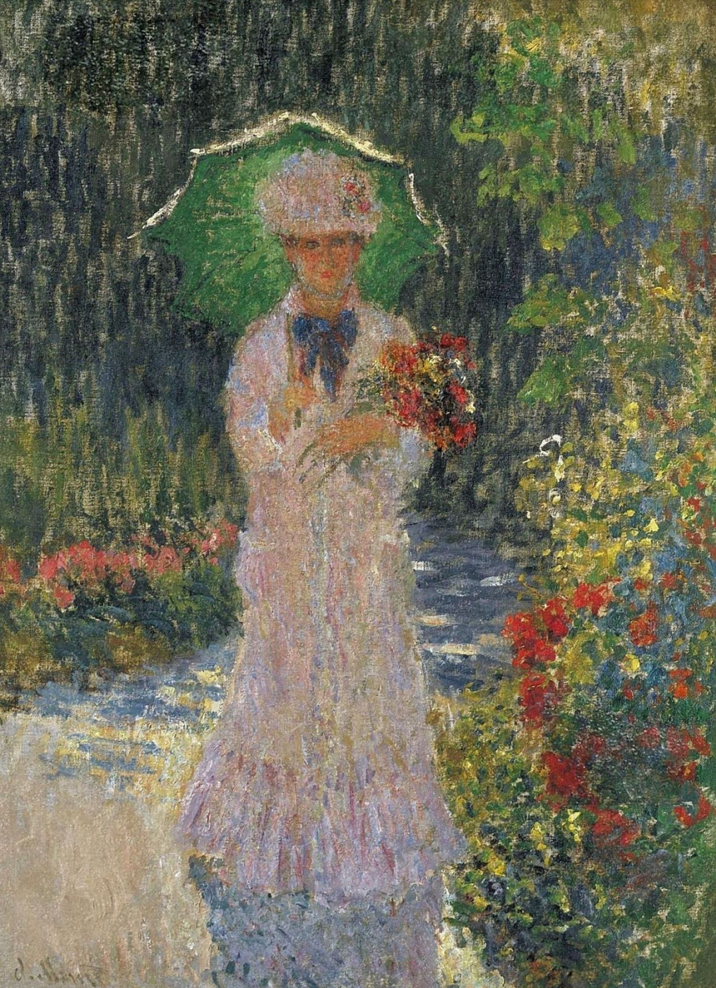 claude monet. Камилласзеленымзонтиком