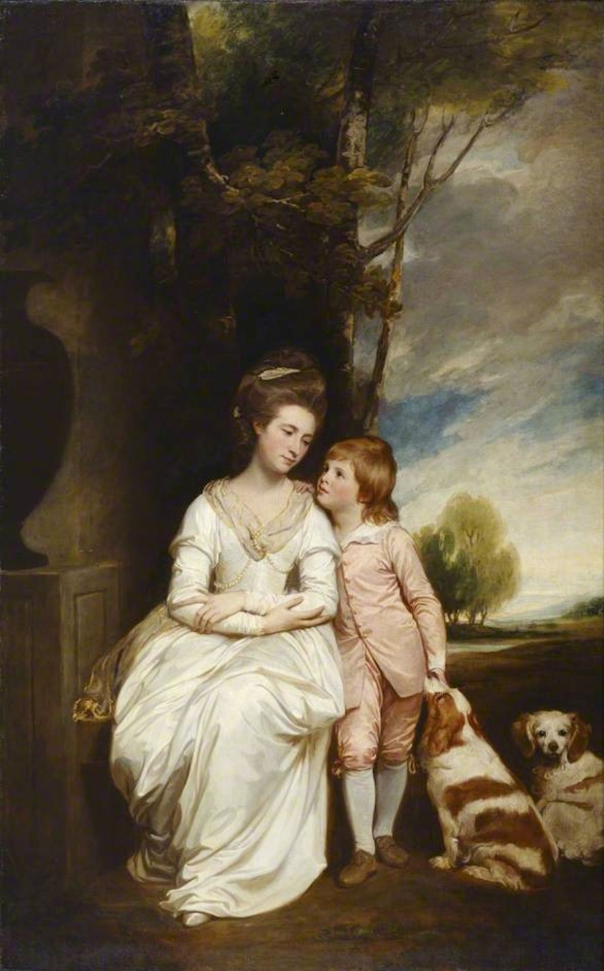 Анна, графиня Альбемарль и ее сын