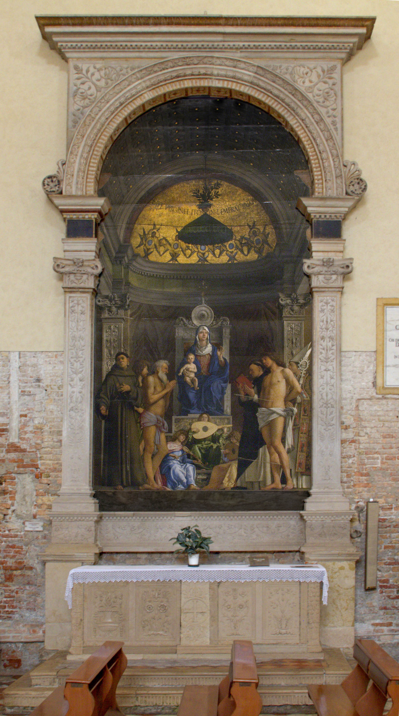 Алтарь Сан-Джоббе (св. Иова). Мадонна с младенцем и святыми